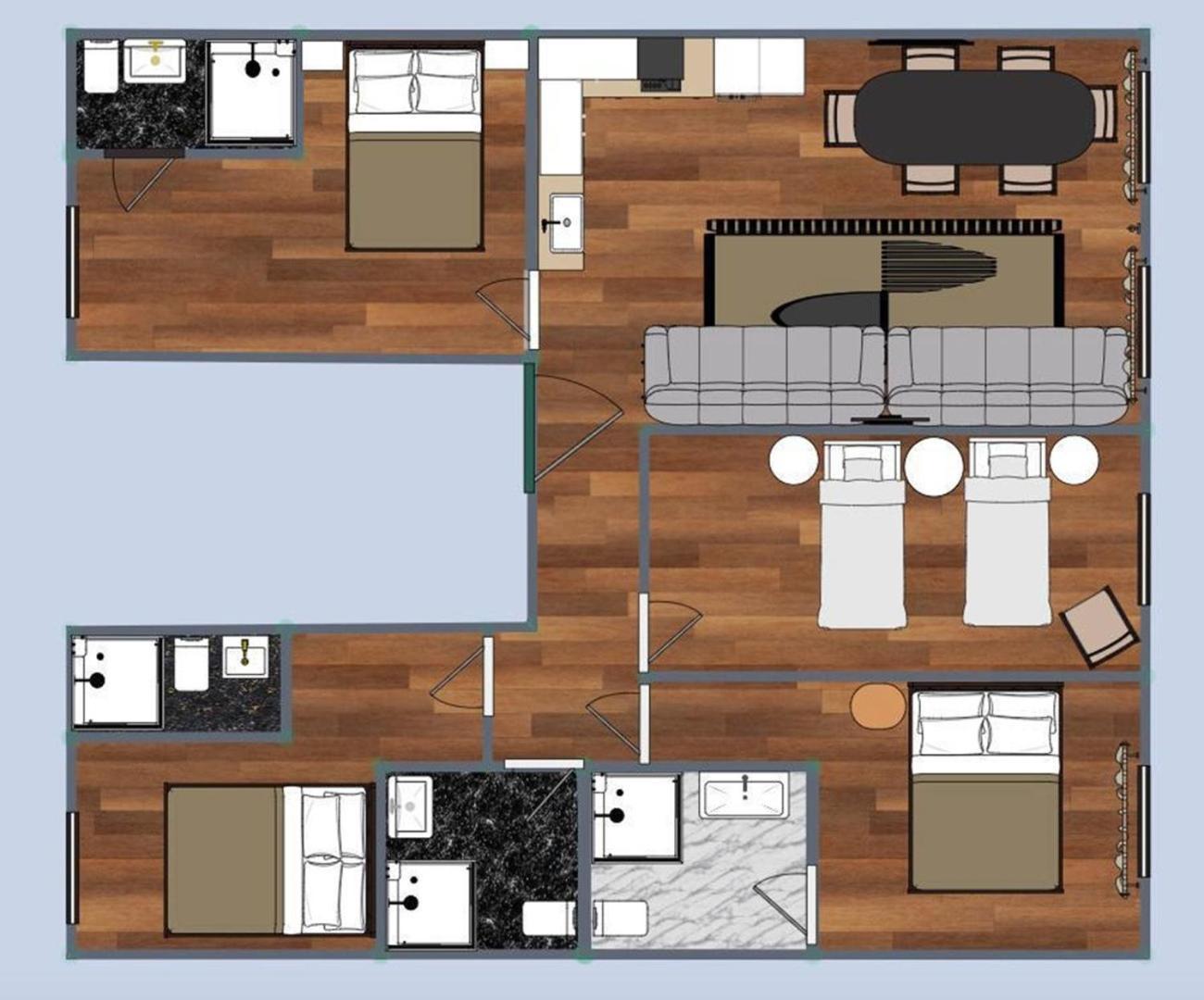 Appartamento Urban Flat 188 - Sublime 4 Bedroom In